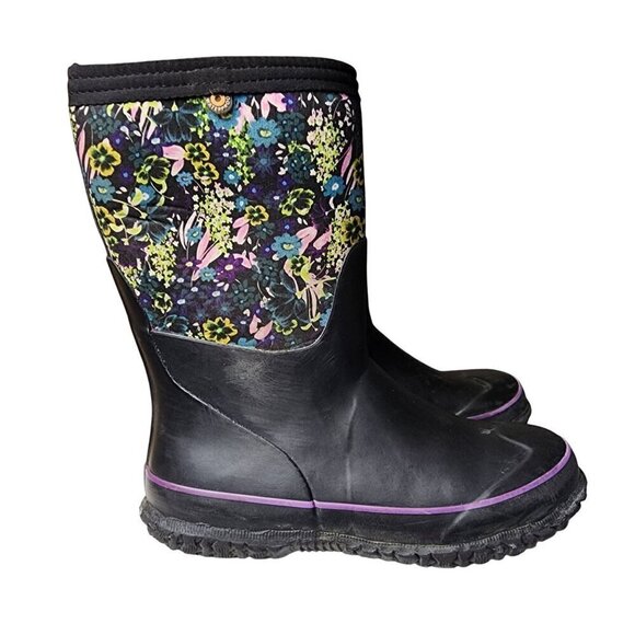 Bogs Youth Kids Stomper Garden Waterproof Winter Boots Size 4 - Picture 1 of 12